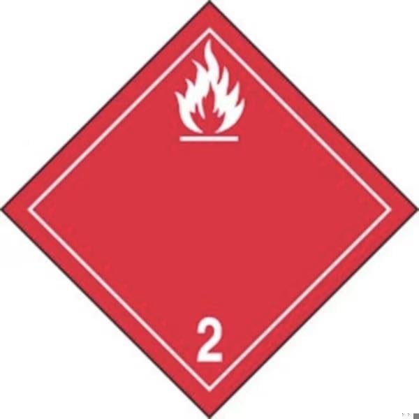 Accuform TDG PLACARD CLASS 2 273MM x 273MM TCP202VS100 TCP202VS100 - main